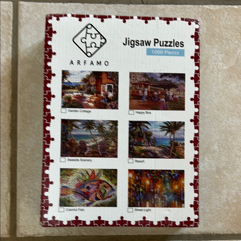 Jigsaw Puzzle Set - 1000 Pieces - Multicolor